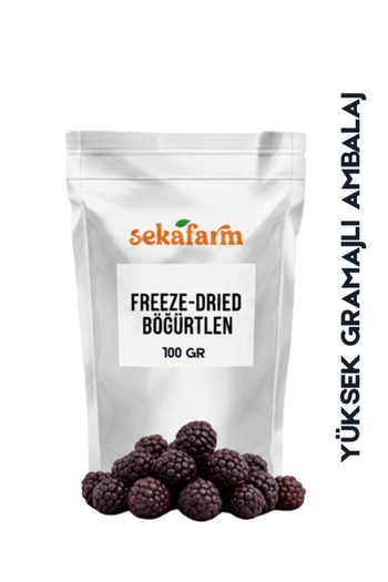 sekafarm Freeze Dried Blackberries, Freeze Dried Blackberries 100 Gr