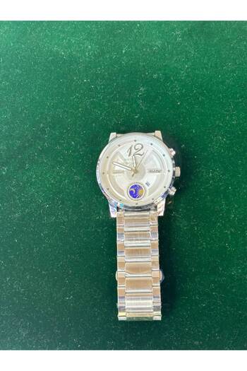 LOCK Men's Moon Phase Watch - Stainless Steel Band, Unique Dial Design