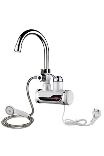 Prolight Instant Electric Tap with Display Prolight, 3KW, 2L/min, White