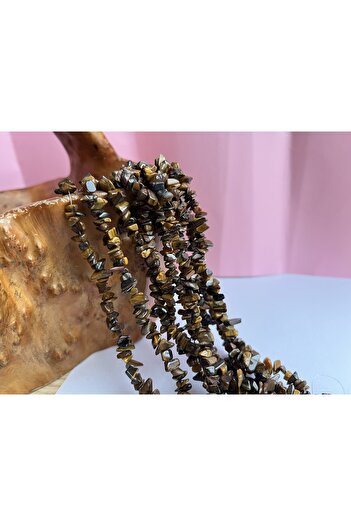 ŞİFA SHOP Natural Stone Tiger Eye Crushed Stone Set