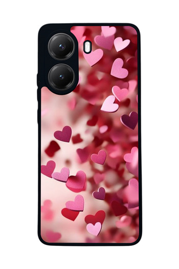Aksel Kılıf Xiaomi Poco X7 Pro Compatible Printed, Matte Black, Soft Silicone, Protective, Shock-Absorbing Cover, Case