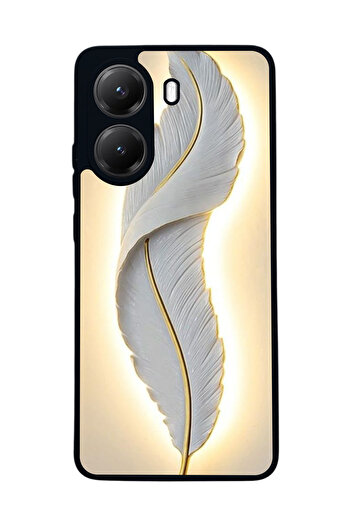 Aksel Kılıf Xiaomi Poco X7 Pro Compatible Printed, Matte Black, Soft Silicone, Protective, Shock-Absorbing Cover, Case