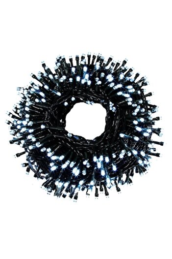 OEM Christmas Linear Light Installation, Indoor/Outdoor, 80m Reel, 8 Light Modes, Cool White, Black