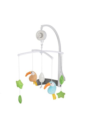 Cangaroo Musical Mobile with Toys for Babies, Bed Dreamy Green