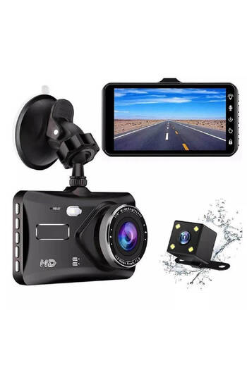 BGRJ Automotive B300 car traffic camera, front and rear, touch screen