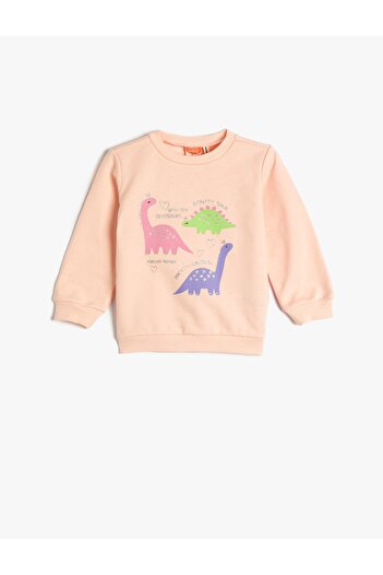 Koton Baby Girl Sweat 6Wmg10065Ak Pink