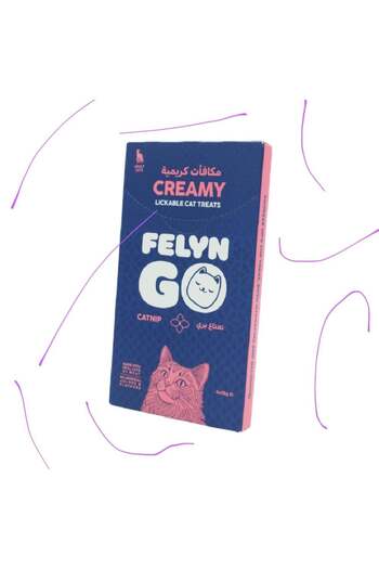 Felyn Go Feline Go Creamy Treats Catnip 15×4 grams