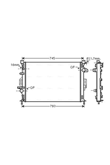 AVA Radiator, set filtre de schimb, Volvo S60 II (134)