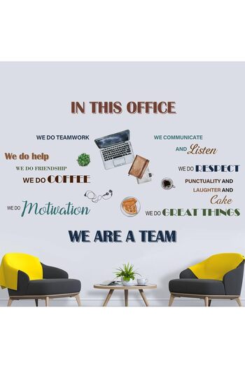 Al Raied ARS® Office Inspirational Quotes Positive Sayings Peel Stick Wall Decals Stickers, Colorful Motivat