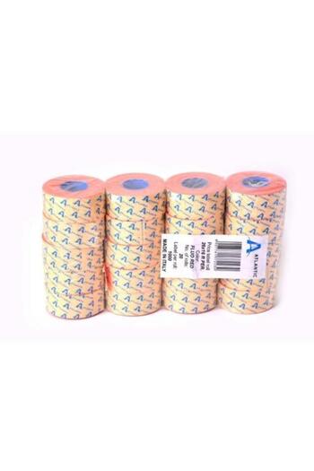 Atlantic Pricing Machine Roll Two Lines Italian Red (20 Rolls) Cartoon 18 Packets