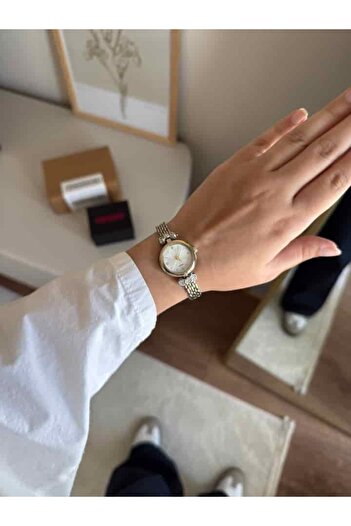 RoseandRoses Mahre Minimal Women's Wristwatch Gold-Silver (White Dial)