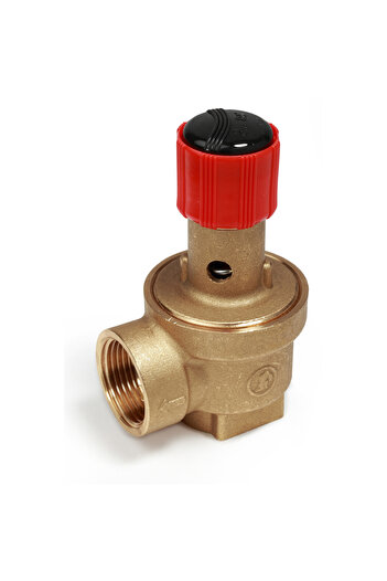 GIACOMINI diaphragm safety valve R140Y029, brass, 3/4" internal thread, 6 bar