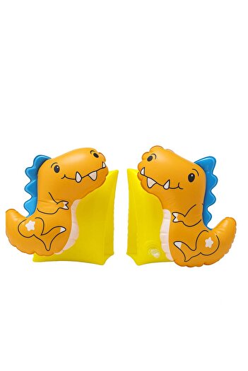 Generic FLOBO Kids Inflatable Arm Bands Dinosaur Style Floaties for Swimming