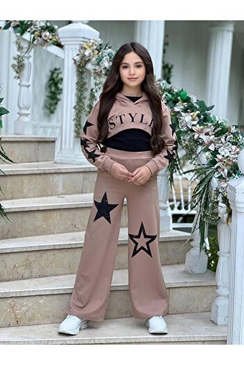 KOKOŞ BEBEK Star Style Girl's 3-Piece Set - Age 3/12 - 31517