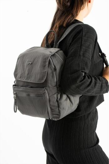 Baginn Women's Backpack Ultra Light Polyamide Fabric Daily Backpack with Waterproof Cover 29*27 cm
