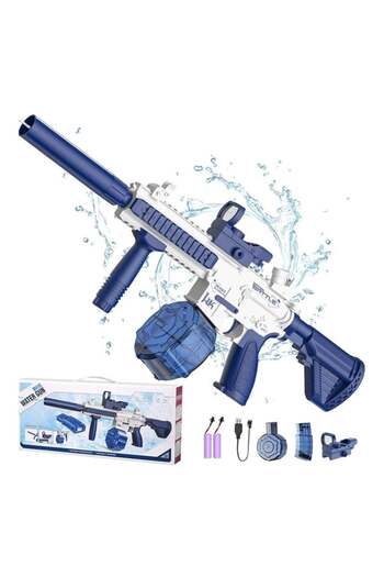 Yoawllty Electric Water Pool Toys, Automatic Squirt Toy with 2 Water Tanks and 2 Sets of Batteries (
