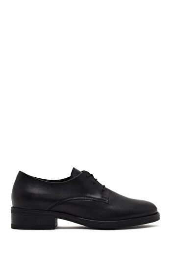 Derimod Women's Black Lace-Up Leather Masculine Shoes 25Afd189518