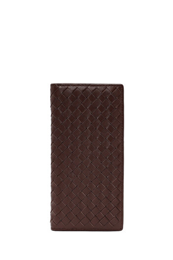 Derimod Men's Brown Braided Leather Wallet 000A2D360729