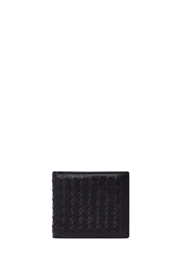 Derimod Men's Brown Braided Leather Wallet 000A2D361829