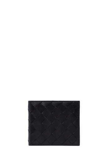 Derimod Men's Black Braided Leather Wallet 000A2D361729