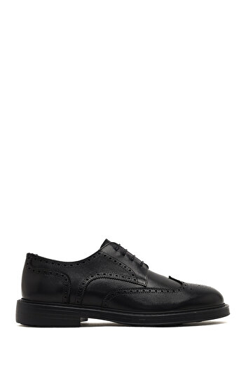 Derimod Men's Black Lace-Up Leather Classic Shoes 25Wfd621918