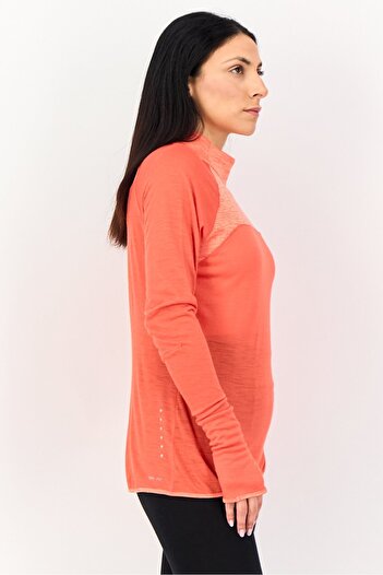 Nike Women Sportswear Fit Long Sleeve Outdoor Top, Orange