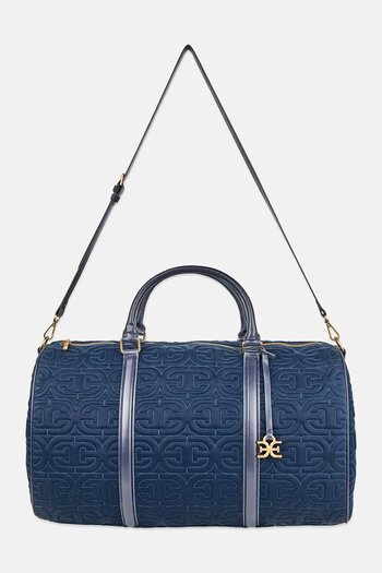 Sam Edelman Women Brand Logo Duffle Bag, Navy