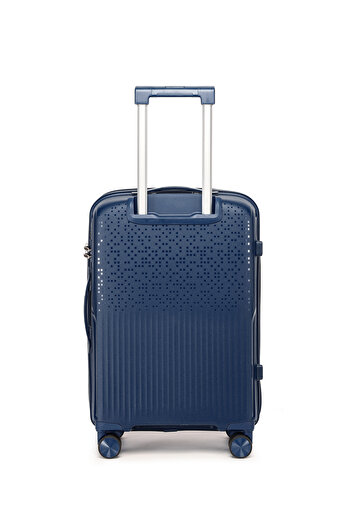 BRITISH TOURISTER Hard Side Spinner Luggage Small 20" - Navy Blue