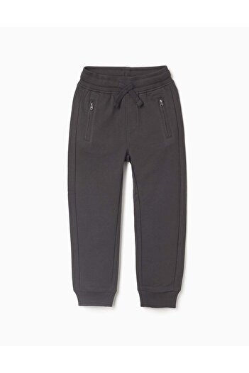 Ziddy Joggers with Sealed Pockets for Boys 'Slim', Black