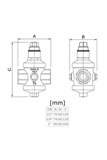 Other Pressure reducer 1/2” GW adjustable 0.5-5 bar