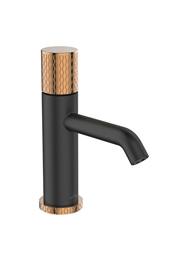 Other Moonlight washbasin tap, black/rose gold