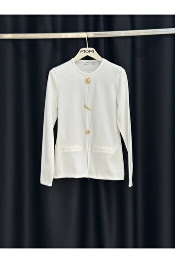FioriModa Drapeli Long Sleeve Blouse with Sun Protection Accessories