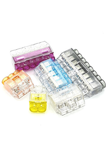 Other 10pcs 2-Way Push In Terminals Wire Connectors HelaCon Plus Mini