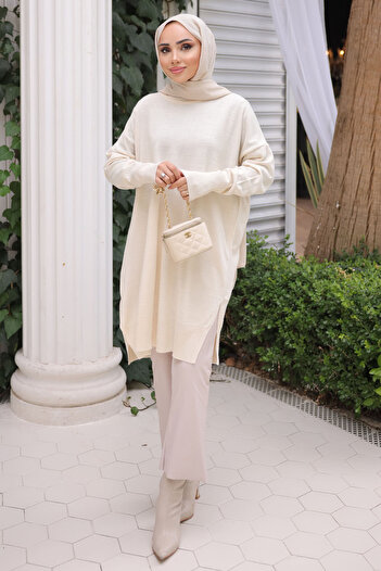 İmajButik Stone Cold Yarn Mercerized Knitwear Sweater