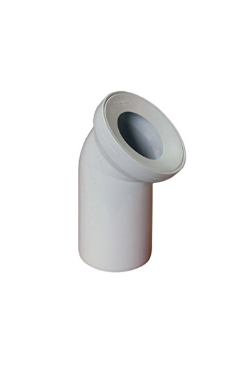 Other White 45-degree toilet elbow
