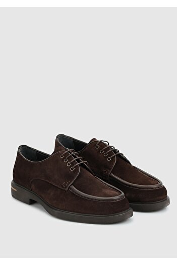 Provoq Brown Leather Men's Shoes