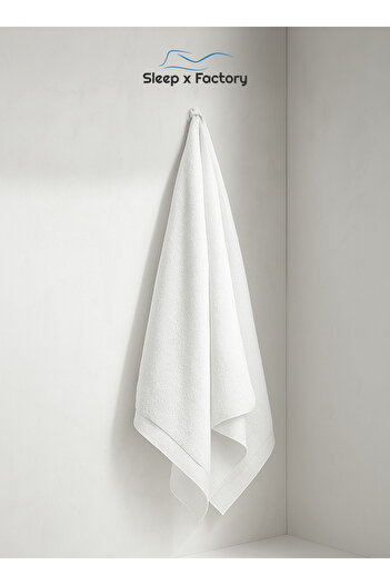 Sleep x Factory Bath Towel – 100% Cotton, Ultra Soft & Absorbent – 70x140 cm