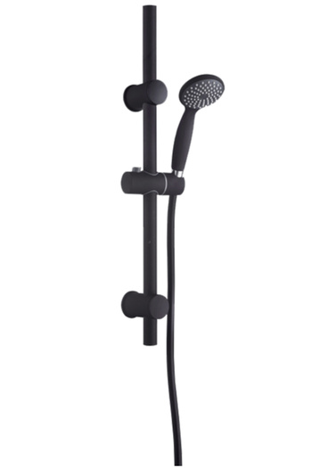 Other Black shower set with Dark rail