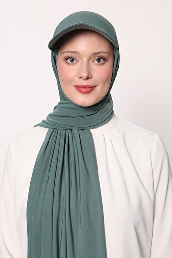 Levidor Green Practical Hat Scarf