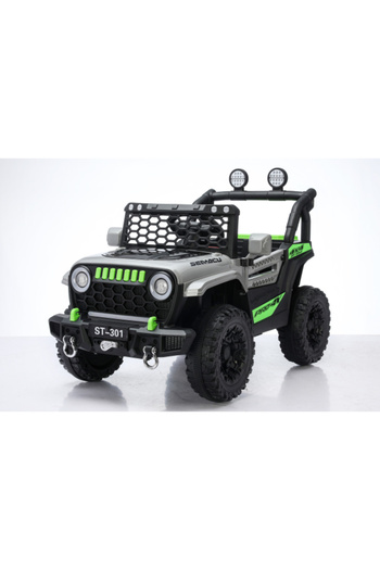 CAR Electric 6V×2, Dual Batteries, Dual 380 Motors with LED Lights,Safety Belt 29-F529-GRAY