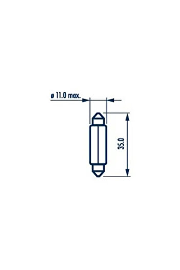 Narva Number plate light bulb NEOPLAN Trendliner 2004-2009