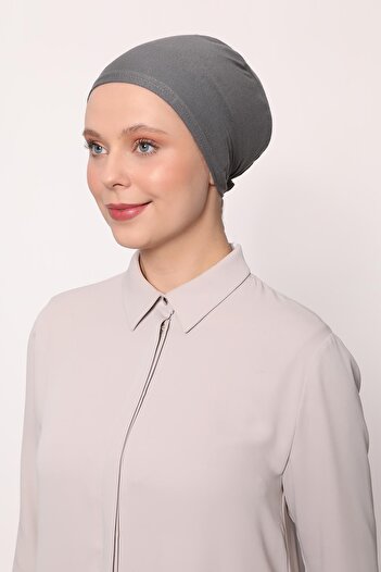 Levidor Gray Combed Cotton Bone