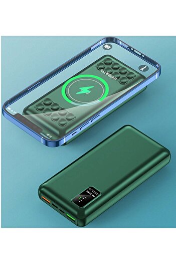 Generic 10000mAh Power Bank Case | 15W Mag Wireless, 20W PD Fast Charge, Dual USB Output