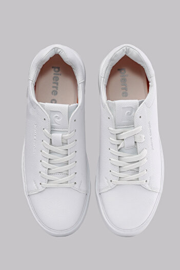 Pierre Cardin Full White Men's Sneaker Suitable for Daily Use – Comfortable and Trendy Shoes
