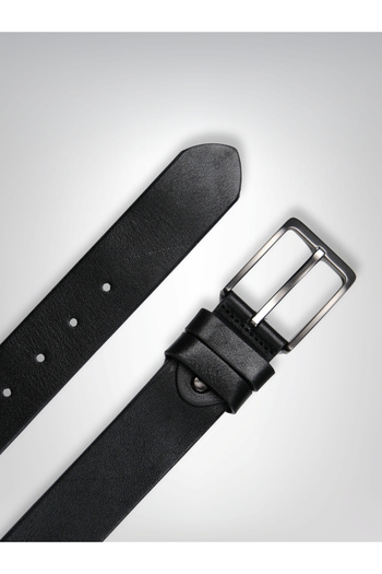 MFT Leather Design Genuine Leather Men's Belt – Plain Stitching, 4 Cm, Black |   2551