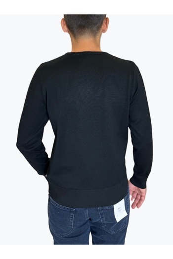 U.S. GRAND POLO EQUIPMENT & APPAREL Men's sweater with logo and round collar
