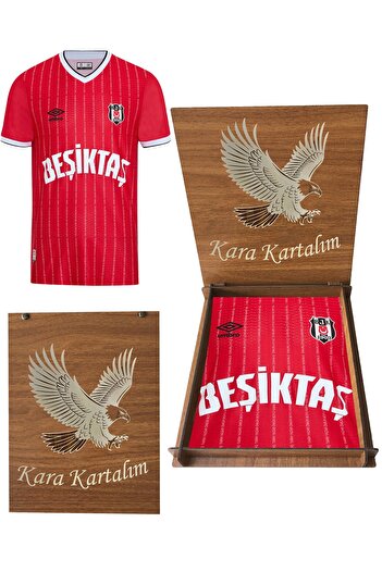Beşiktaş Original 24/25 Red Jersey with Gift Wooden Box