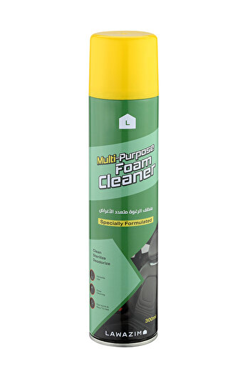 Lawazim Multi-Purpose Foam Cleaner 300ml - Car Interior Upholstery Plastic and Fabric Cleaning Spray