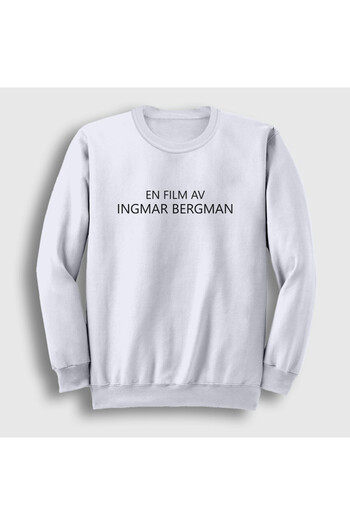 Presmono Unisex Λευκό Φούτερ Ταινίας Αβ Ένγκαρ Μπεργκμάν Δώρο Σκηνοθέτης 577418tt