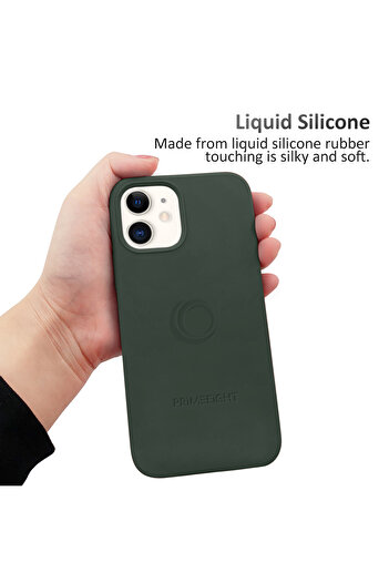 PRIMEEIGHT iPhone 11 Case 6.1 inch Shockproof Curved Edges Apple case Anti Scratch protective case green